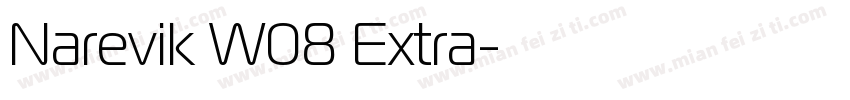Narevik W08 Extra字体转换